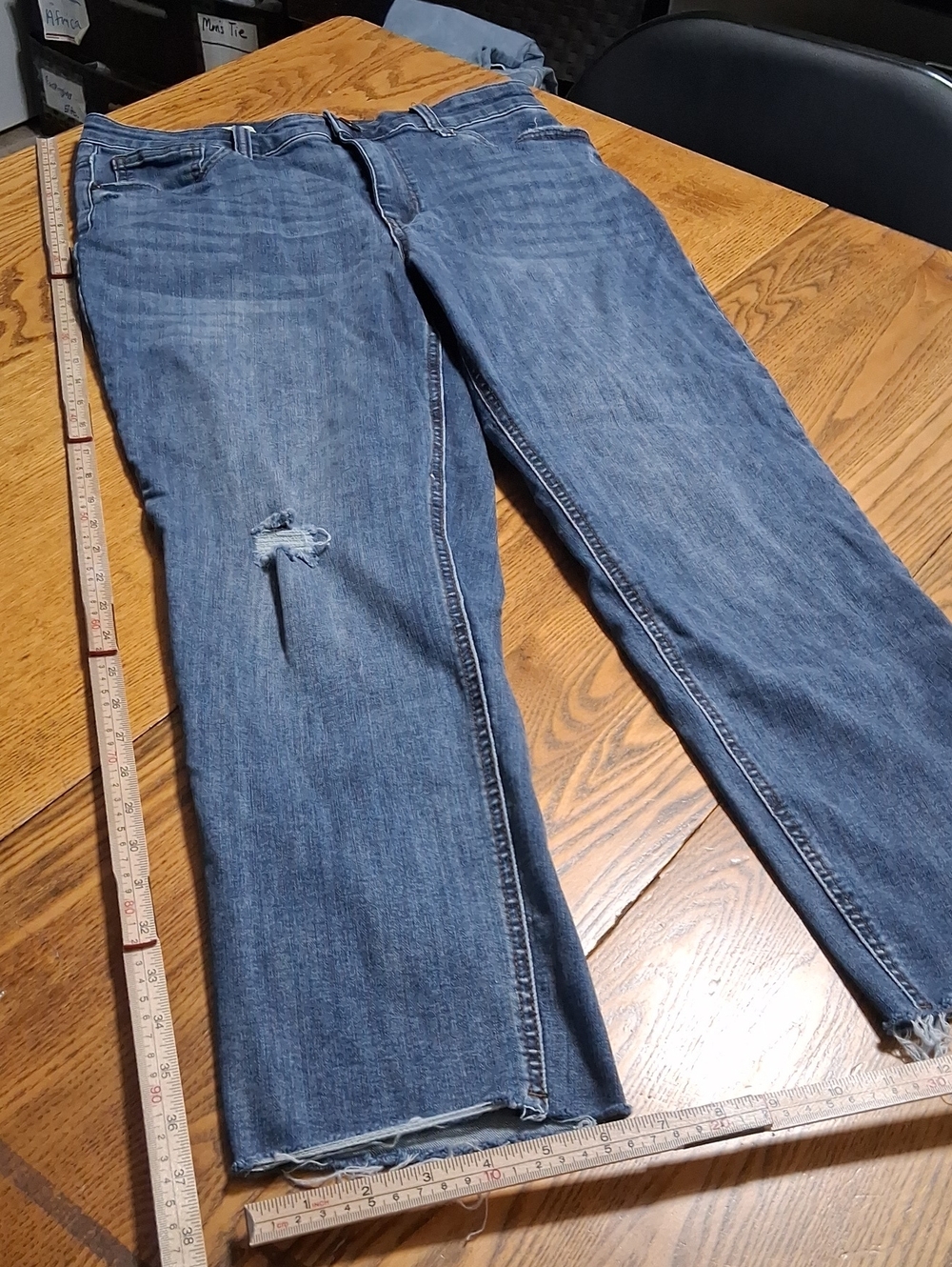 KUT FROM THE KLOTH Jeans Womens 10 BLUE RENA HIGH RISE STRAIGHT Legs Pants Used